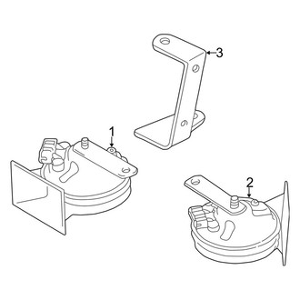 Audi OE - Electrical - Horn
