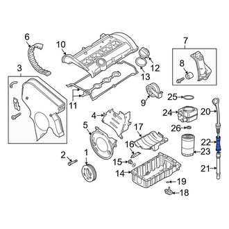 Audi OE - Engine Oil Dipstick Tube