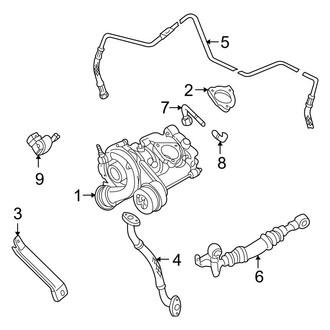 Audi OE - Engine / Transaxle - Turbocharger & Components (1.8L)