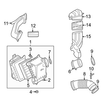 Audi OE - Engine / Transaxle - Air Intake (Sedan / Wagon)