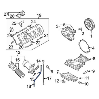 Audi OE - Engine Oil Dipstick Tube