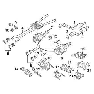 Audi OE - Exhaust System - Exhaust Components