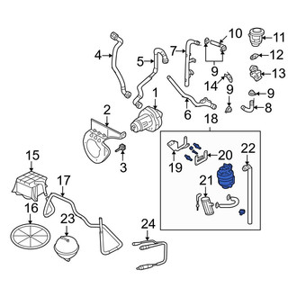 Audi OE - Evaporative Emissions System Leak Detection Pump