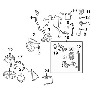 Audi OE - Emission System - Emission Components (1.8L)