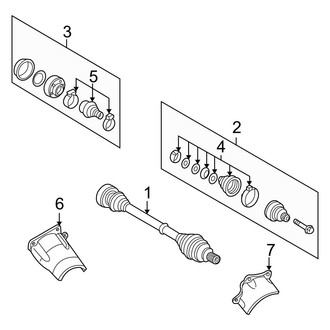 Audi OE - Front Suspension - Drive Axles (3.0L Standard Tr)