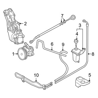 Audi OE - Steering Gear & Linkage - Pump & Hoses (1.8L)