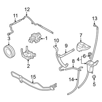 Audi OE - Steering Gear & Linkage - Pump & Hoses (3.0L)