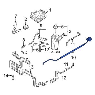 Audi OE - Front Power Steering Line