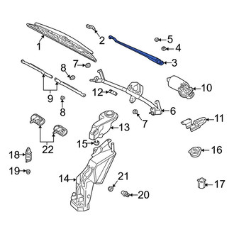 Audi OE - Right Wiper Arm