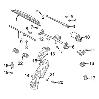 Audi OE - Windshield - Wiper & Washer Components