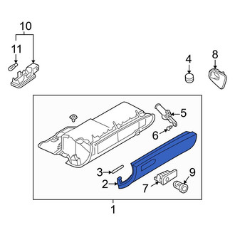 Audi OE - Front Glove Box Door