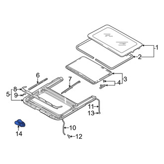 Audi OE - Sunroof Motor
