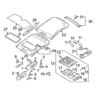 Audi OE - Roof - Interior Trim (Avant)