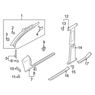 Audi OE - Pillars, Rocker & Floor - Interior Trim (Wagon)