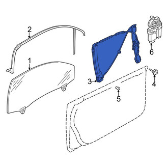 Audi OE - Front Right Window Regulator