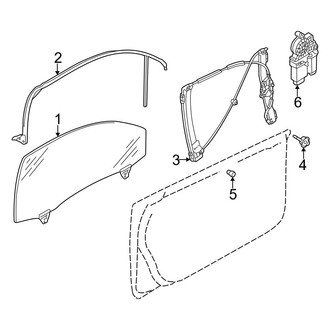 Audi OE - Front Door - Glass & Hardware