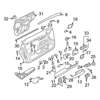 Audi OE - Front Door - Interior Trim