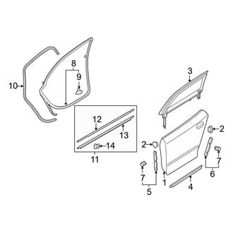 Audi OE - Rear Door - Door & Components