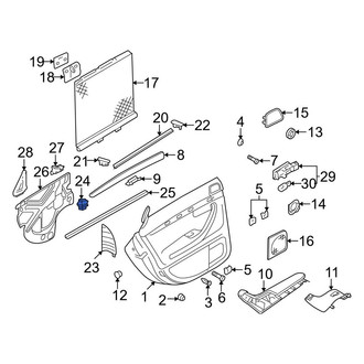 Audi OE - Rear Door Window Switch