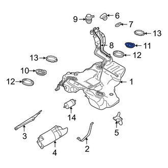 Audi OE - Left Fuel Sender and Hanger Assembly
