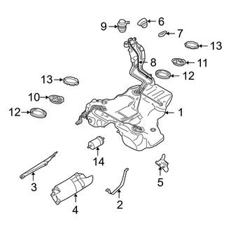 Audi OE - Fuel System Components (Base / Avant B6 Body Code)