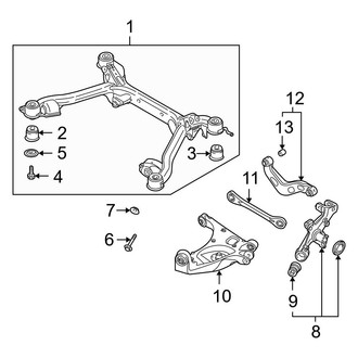Audi OE - Rear Suspension - Suspension Components (Base)