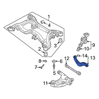 Audi OE - Rear Right Upper Suspension Control Arm