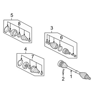 Audi OE - Rear Suspension - Drive Axles