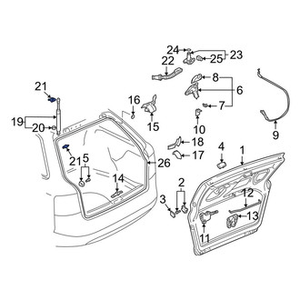 Audi OE - Front Hood Lift Support Stud