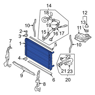 Audi OE - Radiator