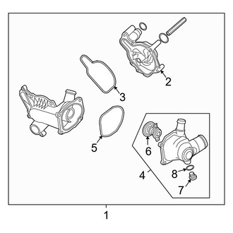 Audi OE - Cooling - Water Pump (Sedan / Wagon)