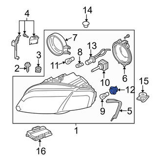 Audi OE - Front Turn Signal Light Socket