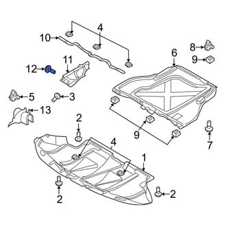 Audi OE - Engine Cover Clip