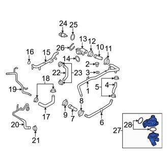Audi OE - Engine Coolant Thermostat Kit