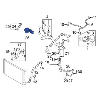 Audi OE - Engine Coolant Thermostat Kit