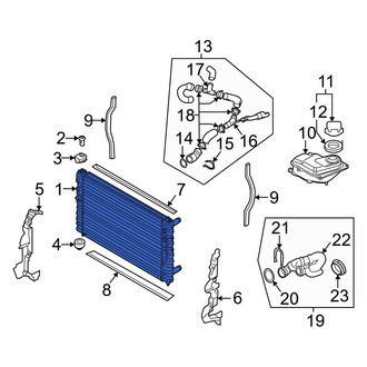 Audi OE - Radiator