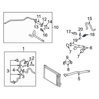 Audi OE - Engine Coolant Temperature Sensor