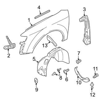Audi OE - Fender & Components (B7 Body Code)