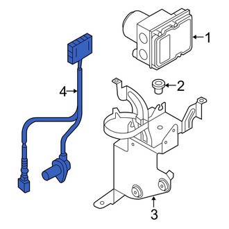 Audi OE - Front Left ABS Wheel Speed Sensor