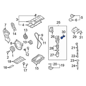 Audi OE - Engine Oil Cooler Gasket