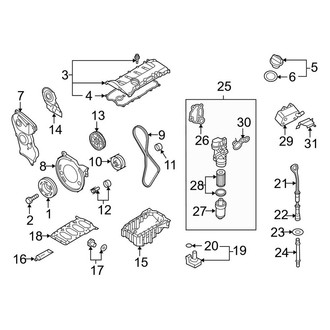 Audi OE - Engine / Transaxle - Engine Parts (B7 Body Code 2.0L)