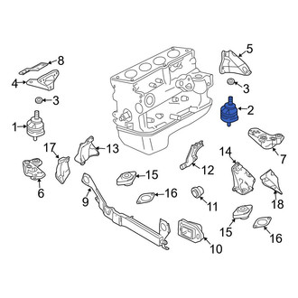 Audi OE - Right Engine Mount