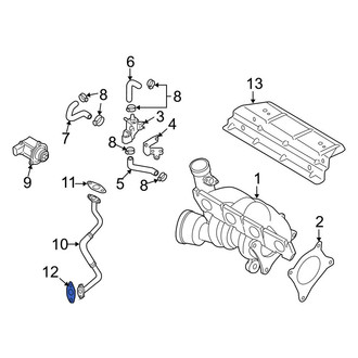 Audi OE - Lower Turbocharger Oil Line Gasket