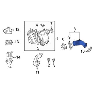 Audi OE - Engine Air Intake Hose