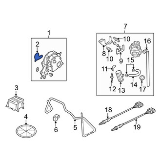 Audi OE - Power Brake Booster Vacuum Pump Seal