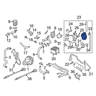 Audi OE - Evaporative Emissions System Leak Detection Pump