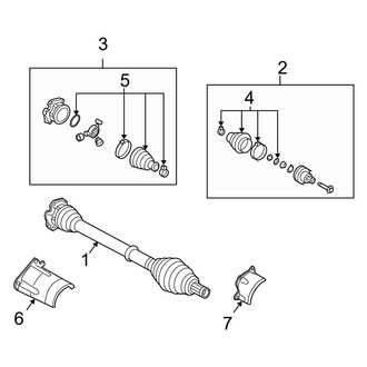 Audi OE - Front Suspension - Drive Axles (B7 Body Code 3.2L)