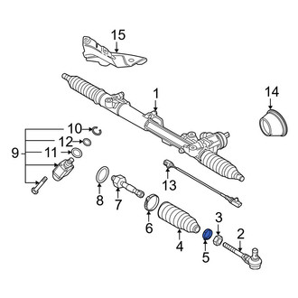 Audi OE - Outer Rack and Pinion Bellows Clamp