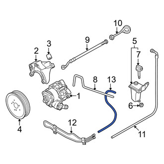 Audi OE - Power Steering Return Hose