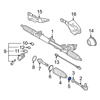 Audi OE - Outer Rack and Pinion Bellows Clamp